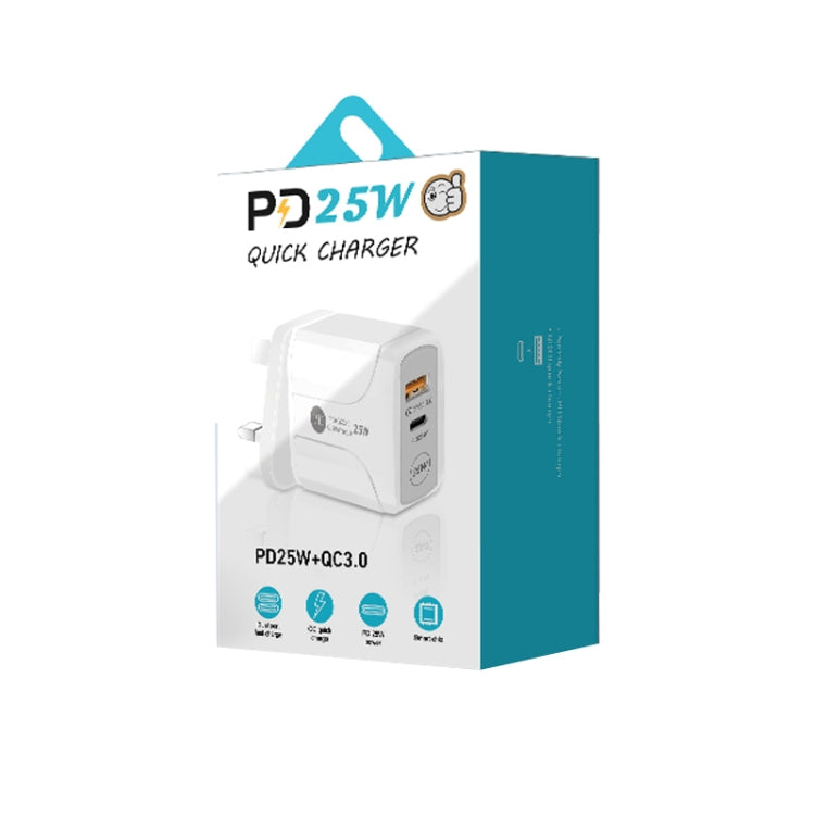 Caricabatterie rapido PD25W USB-C con cavo Type-C