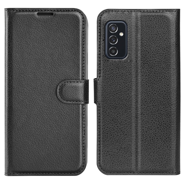 Per Samsung Galaxy M52 5G Litchi Texture Custodia protettiva a vibrazione orizzontale con supporto e slot per schede e portafoglio, For Samsung Galaxy M52 5G