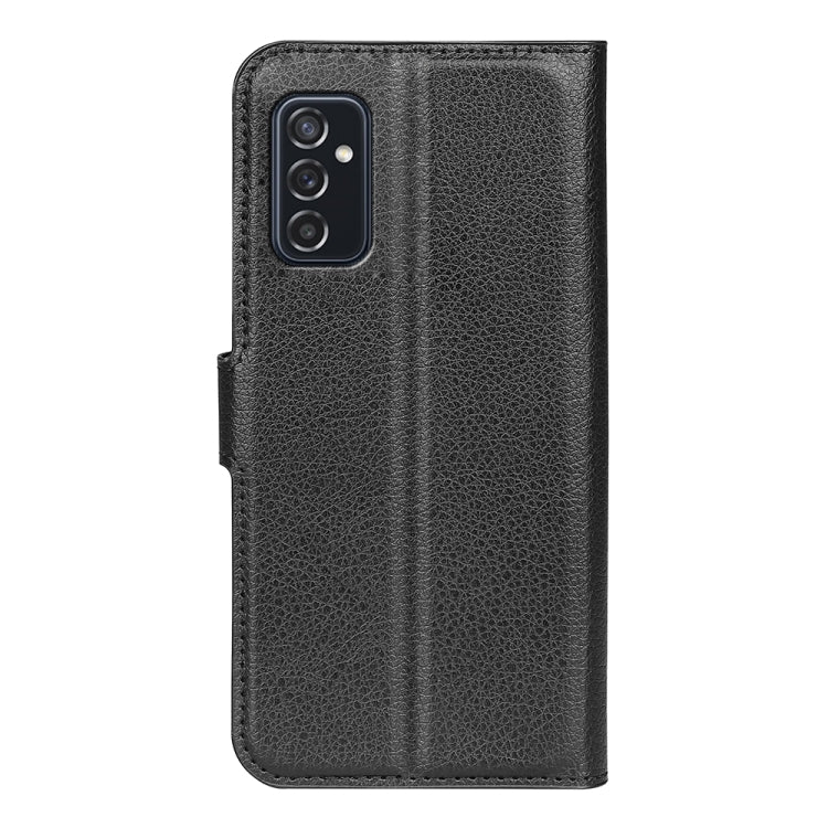 Per Samsung Galaxy M52 5G Litchi Texture Custodia protettiva a vibrazione orizzontale con supporto e slot per schede e portafoglio, For Samsung Galaxy M52 5G