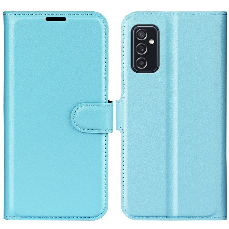 Per Samsung Galaxy M52 5G Litchi Texture Custodia protettiva a vibrazione orizzontale con supporto e slot per schede e portafoglio, For Samsung Galaxy M52 5G
