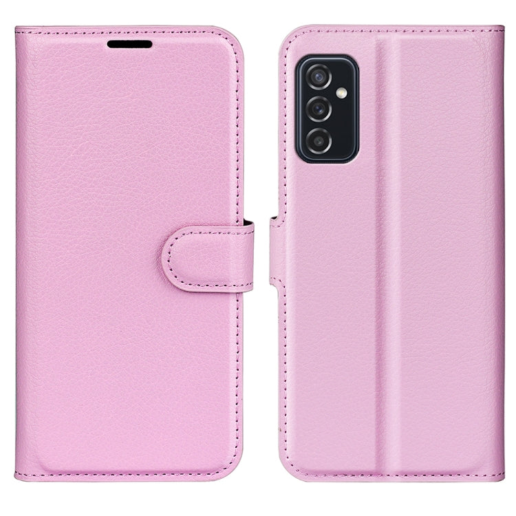 Per Samsung Galaxy M52 5G Litchi Texture Custodia protettiva a vibrazione orizzontale con supporto e slot per schede e portafoglio, For Samsung Galaxy M52 5G