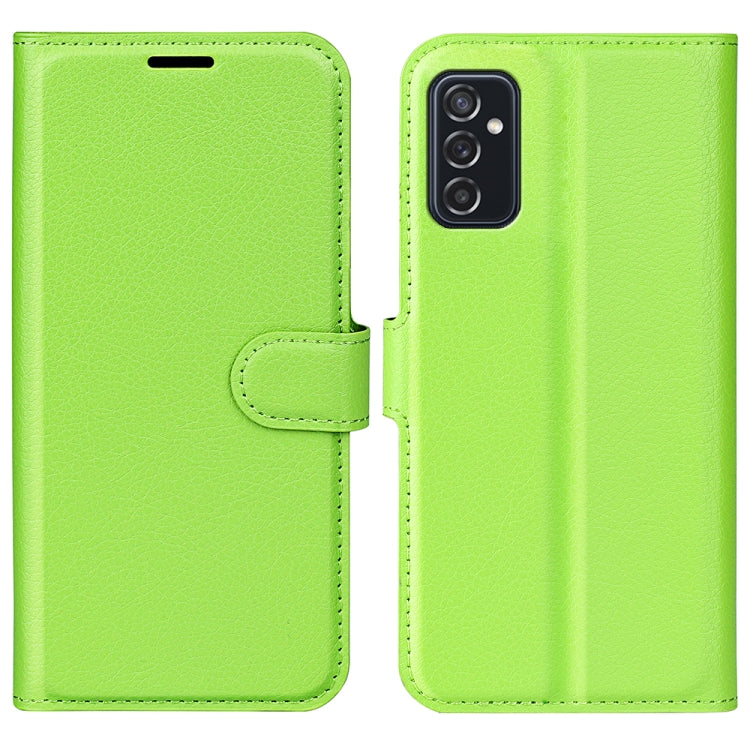 Per Samsung Galaxy M52 5G Litchi Texture Custodia protettiva a vibrazione orizzontale con supporto e slot per schede e portafoglio, For Samsung Galaxy M52 5G