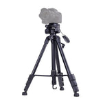 Supporto per treppiede in alluminio YUNTENG VCT-690 con testa di trascinamento fluida, VCT-690