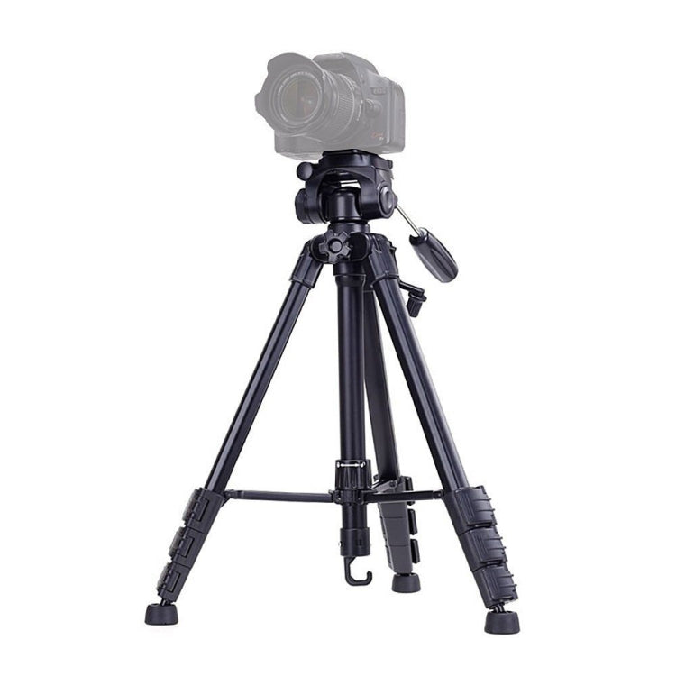 Supporto per treppiede in alluminio YUNTENG VCT-690 con testa di trascinamento fluida, VCT-690