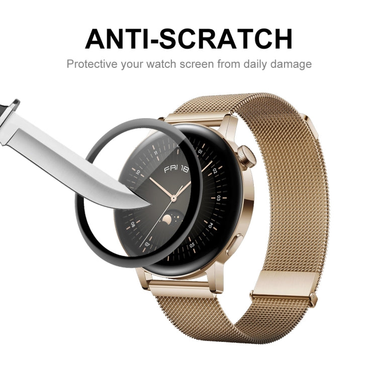 Per Huawei Watch GT 3 42mm ENKAY Hat-Prince Full Coverage 3D Curved Soft PC Edge + PMMA HD Screen Protector Film, 1 PC, 2 PCS, 5 PCS, 10 PCS