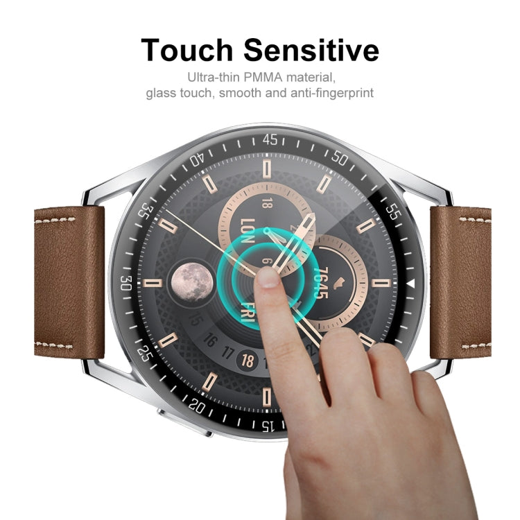 Per Huawei Watch GT 3 46mm ENKAY Hat-Prince Full Coverage 3D Curved Soft PC Edge + Pellicola proteggi schermo PMMA HD, 1 PC, 2 PCS, 5 PCS, 10 PCS