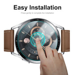 Per Huawei Watch GT 3 46mm ENKAY Hat-Prince Crystal Screen Protector Pellicola antigraffio per orologio, 1 PC, 2 PCS