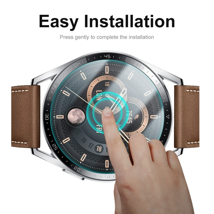 Per Huawei Watch GT 3 46mm ENKAY Hat-Prince Crystal Screen Protector Pellicola antigraffio per orologio, 1 PC, 2 PCS
