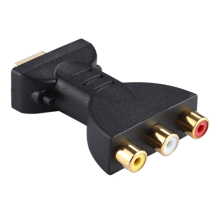 Adattatore audio video HDMI maschio a 3 RGB RCA placcato oro Convertitore componente AV per proiettore DVD, HDMI