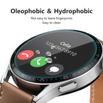 Per Huawei Watch GT 3 46mm ENKAY Hat-Prince 0.2mm 9H 2.15D Pellicola protettiva per schermo in vetro temperato con bordo curvo, 1 PC, 2 PCS, 5 PCS, 10 PCS