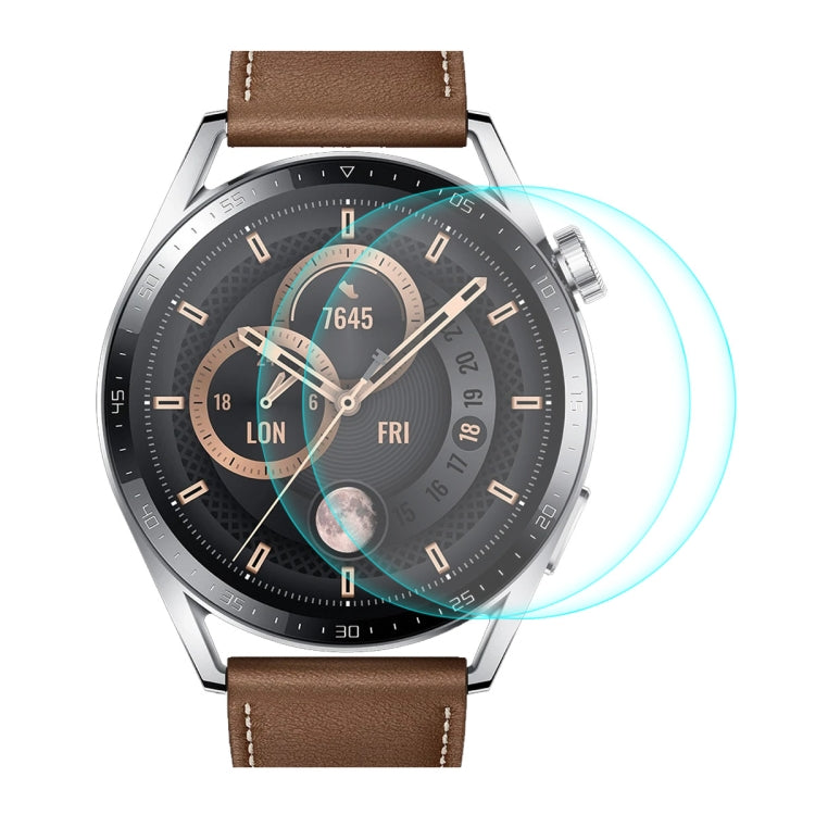 Per Huawei Watch GT 3 46mm ENKAY Hat-Prince 0.2mm 9H 2.15D Pellicola protettiva per schermo in vetro temperato con bordo curvo, 1 PC, 2 PCS, 5 PCS, 10 PCS