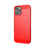 Custodia morbida in TPU in fibra di carbonio spazzolata serie MOF Gentleness, For iPhone 12 mini, For iPhone 12 / 12 Pro, For iPhone 12 Pro Max, For iPhone?12 / 12 Pro
