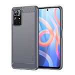 Custodia morbida per telefono in TPU in fibra di carbonio spazzolata serie MOFI Gentleness, For Xiaomi Redmi Note11 / Poco M4 Pro 5G, For Xiaomi Redmi Note11 Pro / Note 11 Pro+, For Xiaomi Redmi 10 / 10 Prime, For Xiaomi Mi 11T / 11T Pro