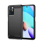 Custodia morbida per telefono in TPU in fibra di carbonio spazzolata serie MOFI Gentleness, For Xiaomi Redmi Note11 / Poco M4 Pro 5G, For Xiaomi Redmi Note11 Pro / Note 11 Pro+, For Xiaomi Redmi 10 / 10 Prime, For Xiaomi Mi 11T / 11T Pro