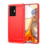 Custodia morbida per telefono in TPU in fibra di carbonio spazzolata serie MOFI Gentleness, For Xiaomi Redmi Note11 / Poco M4 Pro 5G, For Xiaomi Redmi Note11 Pro / Note 11 Pro+, For Xiaomi Redmi 10 / 10 Prime, For Xiaomi Mi 11T / 11T Pro