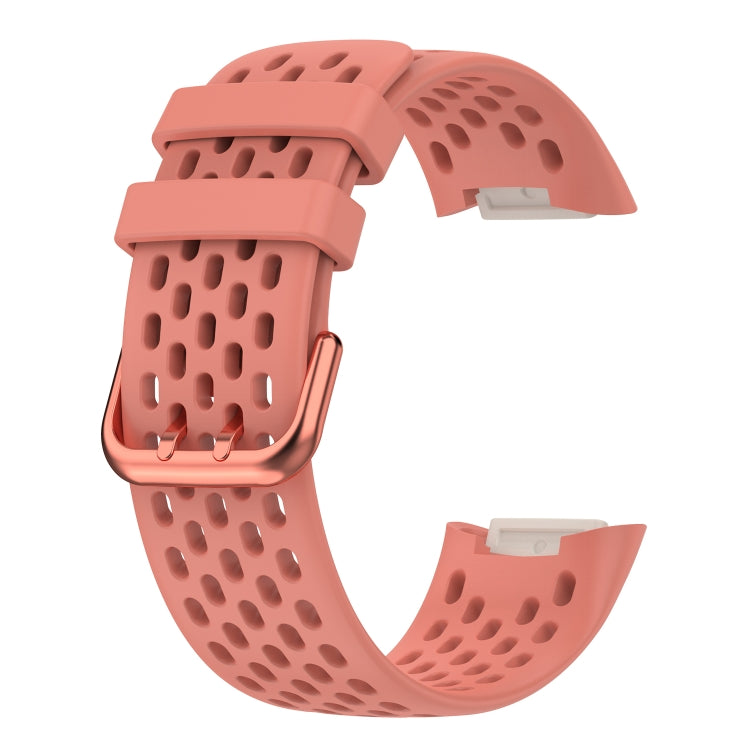 Cinturino traspirante in gel di silice monocromatico, For Fitbit Charge 5