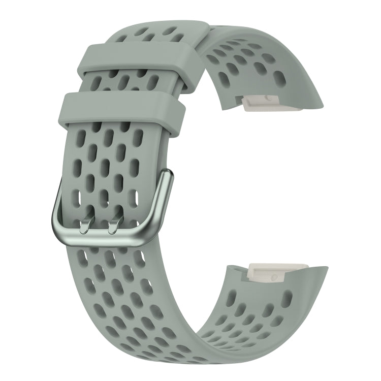 Cinturino traspirante in gel di silice monocromatico, For Fitbit Charge 5