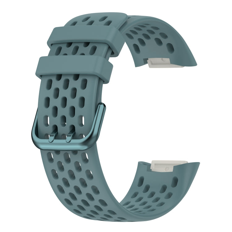 Cinturino traspirante in gel di silice monocromatico, For Fitbit Charge 5