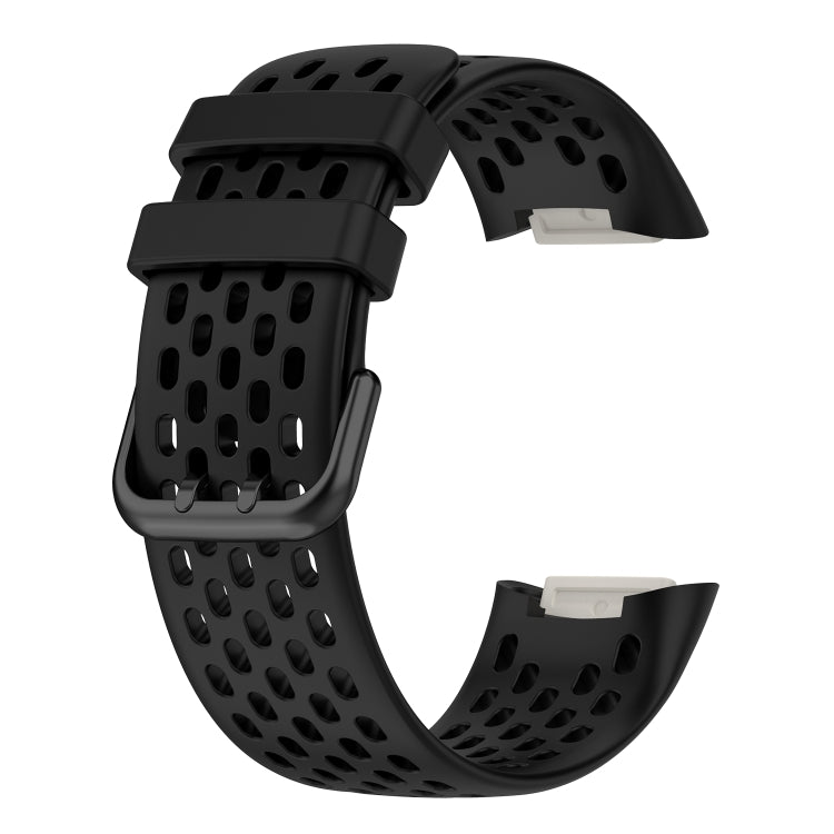 Cinturino traspirante in gel di silice monocromatico, For Fitbit Charge 5