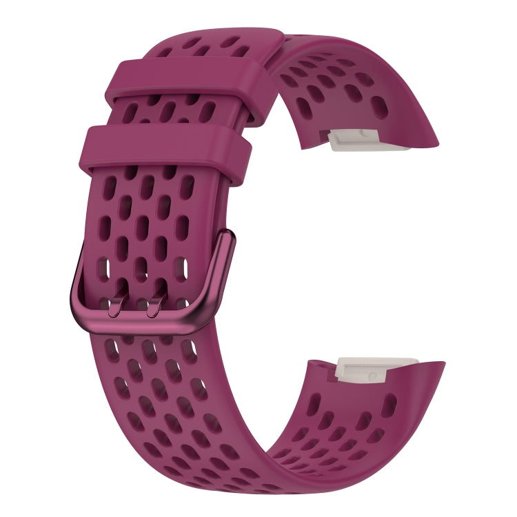 Cinturino traspirante in gel di silice monocromatico, For Fitbit Charge 5