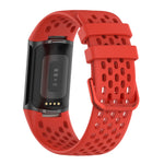 Cinturino traspirante in gel di silice monocromatico, For Fitbit Charge 5