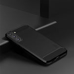 Custodia morbida in TPU in fibra di carbonio con trama spazzolata serie MOFI Gentleness, For Samsung Galaxy S22 5G, For Samsung Galaxy S22+ 5G, For Samsung Galaxy S22 Ultra 5G, For Samsung Galaxy A13 5G, For Samsung Galaxy M52 5G