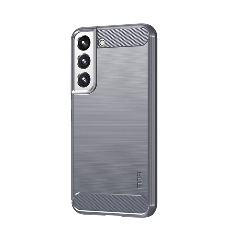 Custodia morbida in TPU in fibra di carbonio con trama spazzolata serie MOFI Gentleness, For Samsung Galaxy S22 5G, For Samsung Galaxy S22+ 5G, For Samsung Galaxy S22 Ultra 5G, For Samsung Galaxy A13 5G, For Samsung Galaxy M52 5G