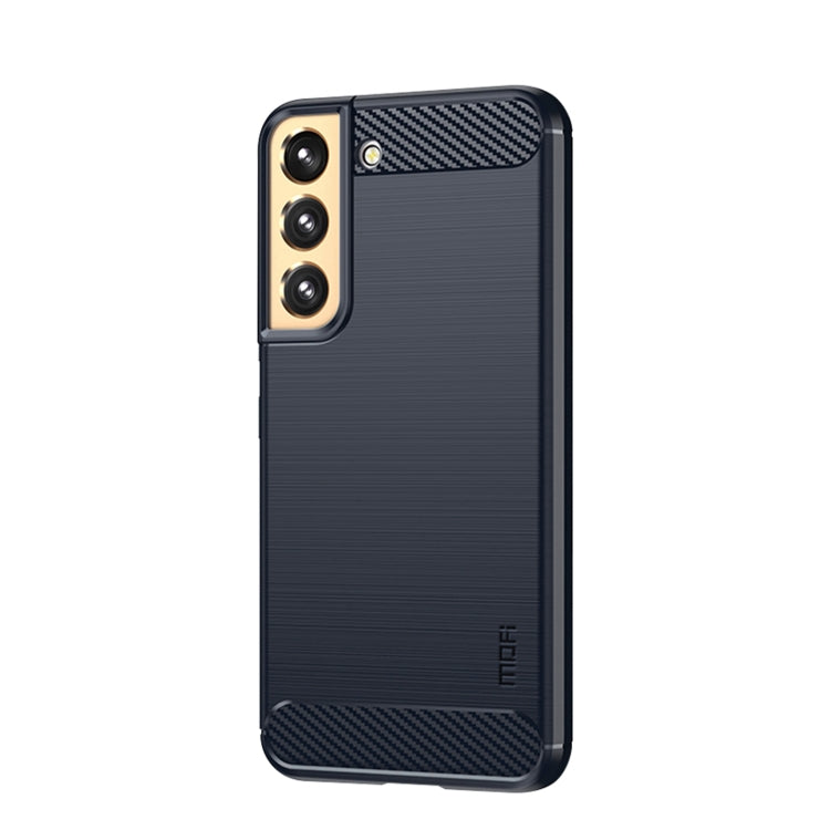 Custodia morbida in TPU in fibra di carbonio con trama spazzolata serie MOFI Gentleness, For Samsung Galaxy S22 5G, For Samsung Galaxy S22+ 5G, For Samsung Galaxy S22 Ultra 5G, For Samsung Galaxy A13 5G, For Samsung Galaxy M52 5G