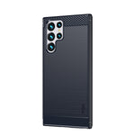 Custodia morbida in TPU in fibra di carbonio con trama spazzolata serie MOFI Gentleness, For Samsung Galaxy S22 5G, For Samsung Galaxy S22+ 5G, For Samsung Galaxy S22 Ultra 5G, For Samsung Galaxy A13 5G, For Samsung Galaxy M52 5G