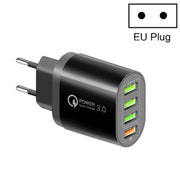 QC-04 QC3.0 + 3 x USB 2.0 Caricabatterie multiporta per tablet cellulare, spina europea, EU Plug