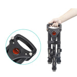 YUNTENG 900 Base per puleggia per treppiede con ruota per treppiede per fotocamera in lega di alluminio, carico 15 kg, 900