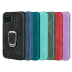 Custodia in PU con anello per Samsung Galaxy A12