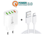 Caricabatterie QC3.0 Multiporta USB 30W