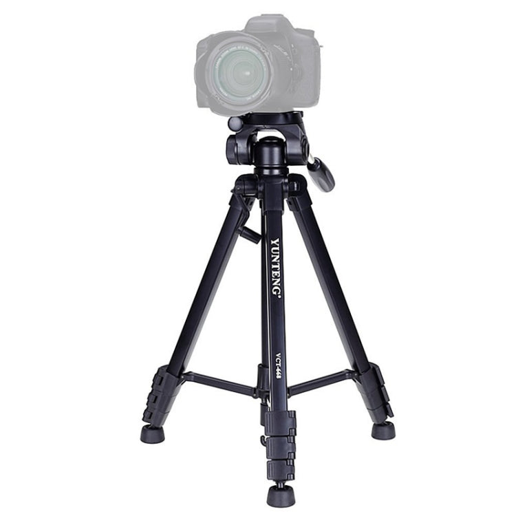 Supporto per treppiede in lega di alluminio YUNTENG VCT-668 per testa di smorzamento tridimensionale, VCT-668