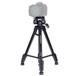Supporto per treppiede in lega di alluminio YUNTENG VCT-668 per testa di smorzamento tridimensionale, VCT-668