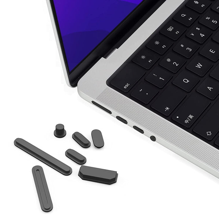 Tappi antipolvere in silicone ENKAY Hat-Prince per MacBook Pro 14,2 pollici A2442 / 16,2 pollici A2485 2021