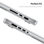 Tappi antipolvere in silicone ENKAY Hat-Prince per MacBook Pro 14,2 pollici A2442 / 16,2 pollici A2485 2021