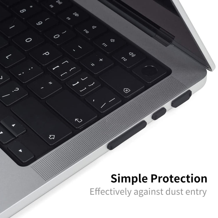 Tappi antipolvere in silicone ENKAY Hat-Prince per MacBook Pro 14,2 pollici A2442 / 16,2 pollici A2485 2021