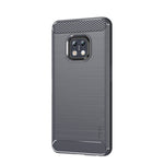 Custodia morbida in TPU in fibra di carbonio con trama spazzolata serie MOFI Gentleness, For Motorola Moto E20 / E30 / E40, For Motorola Moto G Pure 2021, For Nokia XR20