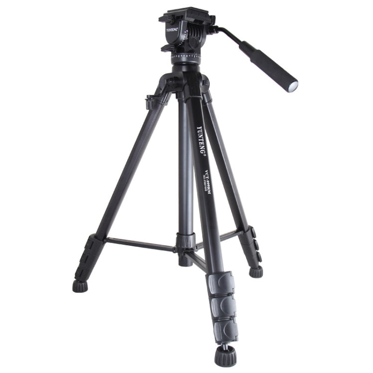 YUNTENG VCT-999 Supporto per treppiede in alluminio da 2 m con testa di smorzamento della resistenza del fluido, VCT-999