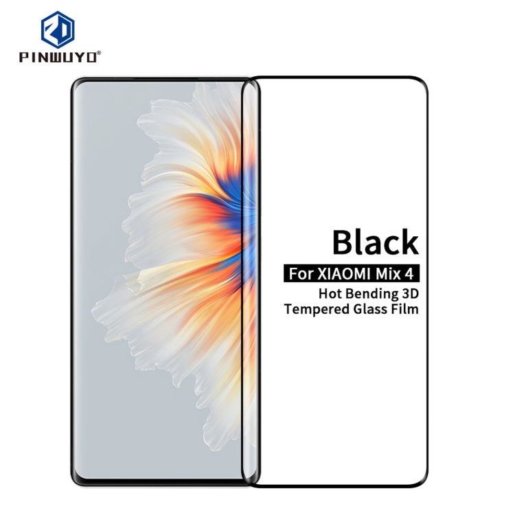 PINWUYO 9H Pellicola in vetro temperato per piegatura a caldo 3D, For Xiaomi CiVi, For Xiaomi Mix4