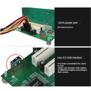 Scheda adattatore PCIe a doppio slot PCI Scheda di espansione USB 3.0