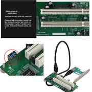 Scheda adattatore PCIe a doppio slot PCI Scheda di espansione USB 3.0