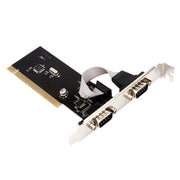 Porta seriale RS232 TX382B Adattatore scheda riser Com a 2 porte da 2 porte Pci a 9 pin con numero di tracciamento