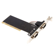 Porta seriale RS232 TX382B Adattatore scheda riser Com a 2 porte da 2 porte Pci a 9 pin con numero di tracciamento