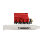 Scheda di espansione porta seriale PCIE a DB9 RS232 Convertitore scheda riser PCI-E Express