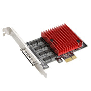 Scheda di espansione porta seriale PCIE a DB9 RS232 Convertitore scheda riser PCI-E Express