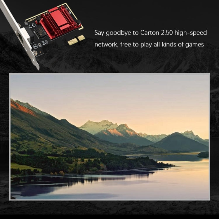 Scheda di rete per giochi per computer Gigabit da 2,5 G