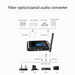 Convertitore audio digitale Bluetooth 5.1 T38 2 in 1