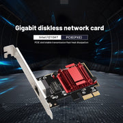 Scheda di rete Gigabit Diskless PCIe Adattatore di rete stabile ad alta velocità